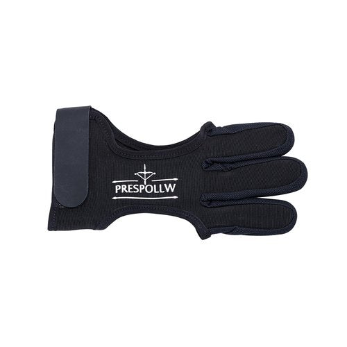 Prespollw Archery Glove Three-Finger Guard ??Protective Shooting Glove for Men & Women, Ideal for Recurve & Compound Bow Hunting and Target Practice (Large)