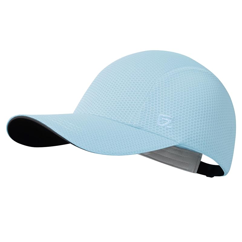 GADIEMKENSD Women’s Race Day Running Cap Light Blue 6 5/8-7 1/2 - Lightweight Mesh Hat