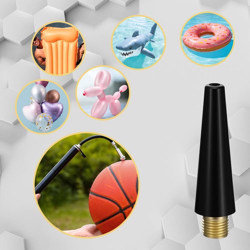 Classicseali 16pcs Needles for Ball Pump,Portable Ball Pump Needle,Threaded Bike Pumps Needle, Bike Tire Adapter, for Football, Tire, Basketball, Volleyball, Swimming Ring, Balloon