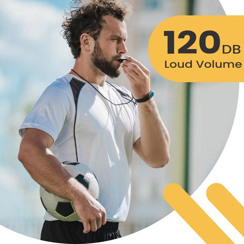 JKQAGD 2PCS Sports Whistles with Lanyard, Loud Crisp Sound Whistle Ideal for Coaches, Referees, Officials,Outdoor Enthusiasts, and Family Emergencies.