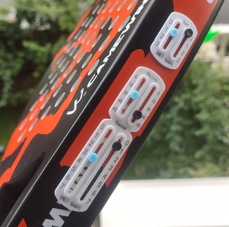 Score Keeper for Tennis Racket & Padel – Lightweight, Adhesive Tennis Score