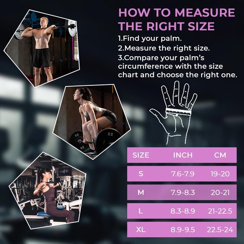 LIONCO Workout Gloves for Men Women,Weight Lifting Gloves with Breathable Gel Padded Excellent Grip for Gym Exercise,Cycling,Weightlifting,Fitness Training,Pull Ups and Climbing and Rowing (Pink, M)