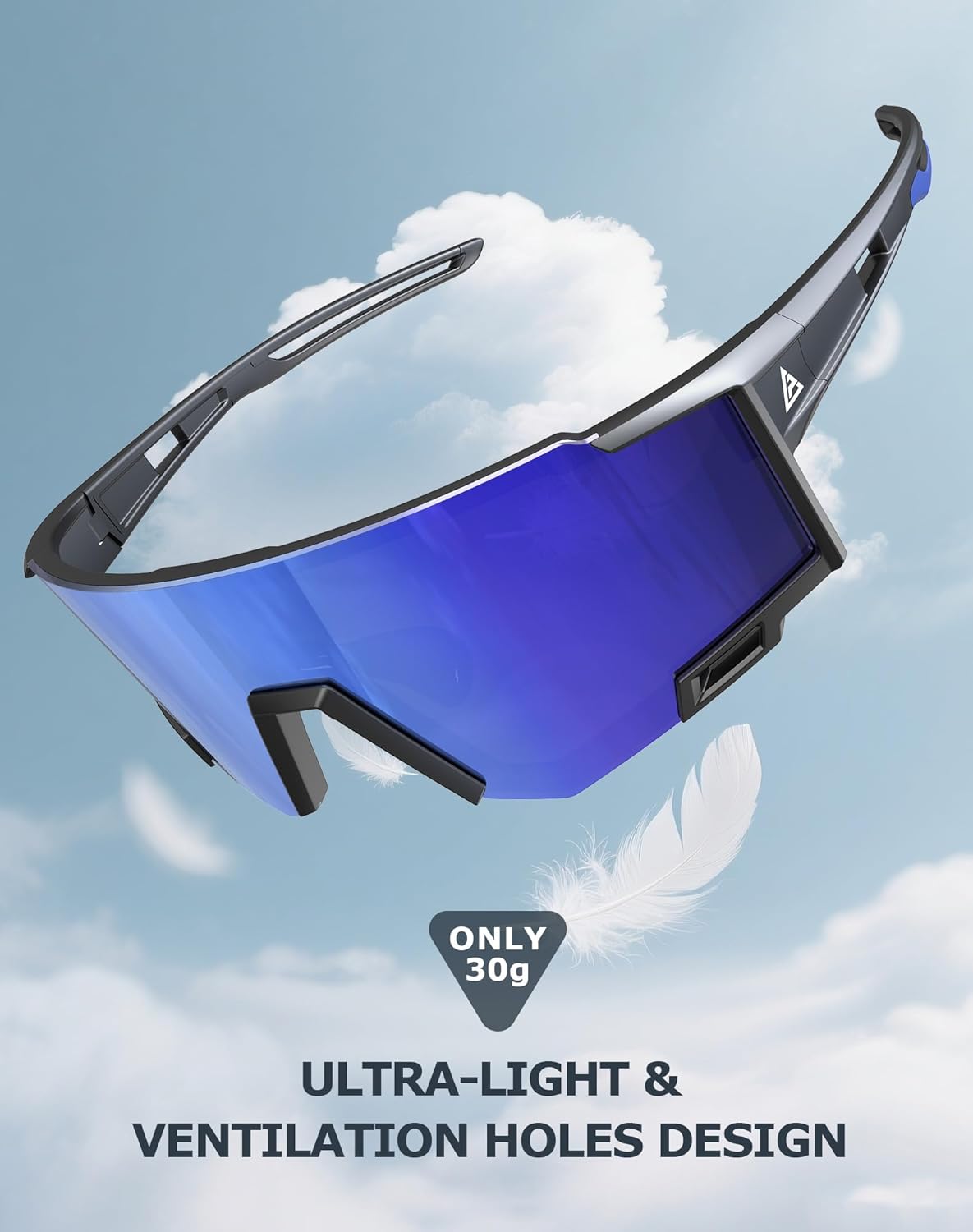 KALIYADI Sports Sunglasses-Men Polarized-Mens-Sunglasses Women: Running Sun Glasses with UV400 for Fishing Cycling