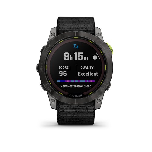 Garmin Enduro™ 2 (MPX) Ultraperformance Watch, Comes with Nylon and Silicone Band, Long-Lasting GPS Battery Life, Solar Charging, Preloaded Maps