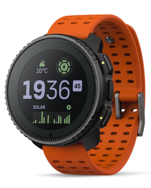 SUUNTO Vertical Solar GPS Adventure Watch, Premium Multisport Watch w/1.4 inch Touchscreen, Free Global Offline Maps, 60-Day Battery Life, Training Records, Heart Rate & Sleep Tracking, Steel Canyon