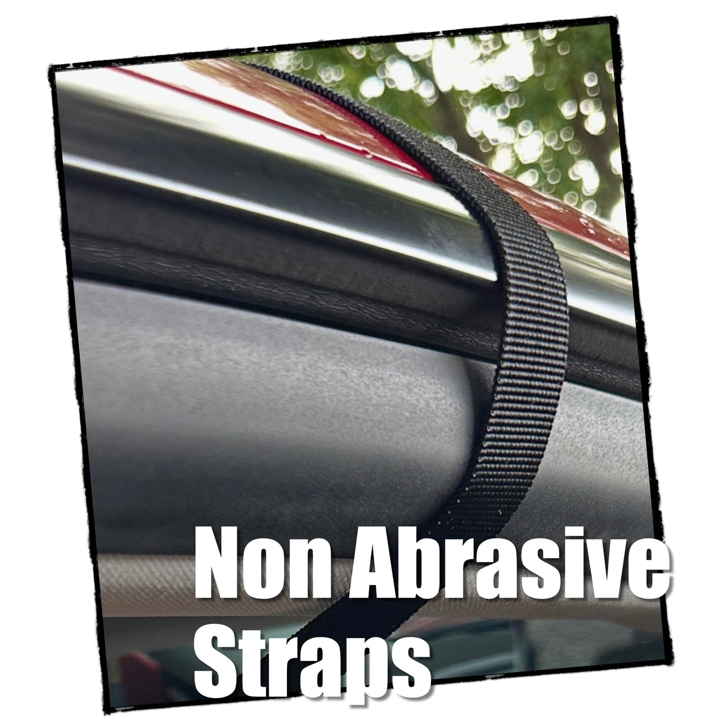 Universal Soft Roof Rack Pads for Kayak, SUP, Canoe & Surfboard