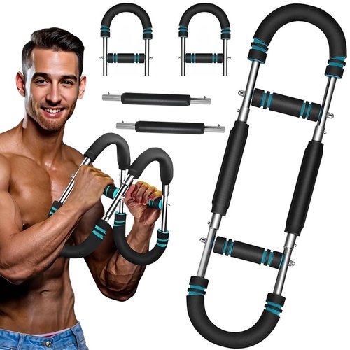 Twister Arm Trainer, Adjustable 40-100lbs Chest Workout Equipment, Chest Trainer for Men, Shoulder Muscle Training Fitness Equipment, Detachable Design Fitness Anywhere