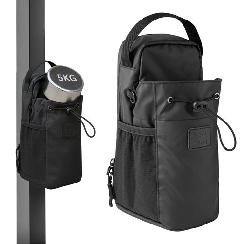 Super Strong Magnetic Gym Bag, Magnetic Water Bottle Bag for Men and Women, Heavy-Duty Load Capacity, Compatible with Various Water Bottles, Waterproof Material, Perfect for Workouts.