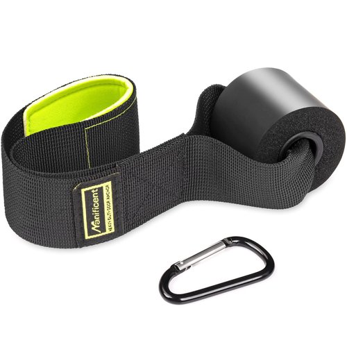 Manificent Door Anchor for Resistance Bands, Heavy Duty Padded Door Anchor System Door Hook, Must-Have Workout Exercise Bands Attachment Compatible for Loop Bands, Resistance Tube TRX, Yoga Strap