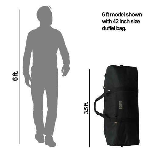 K-Cliffs Heavy Duty Cargo Duffel Large Sport Gear Equipment Travel Bag Rooftop Rack Bag By Praise Start