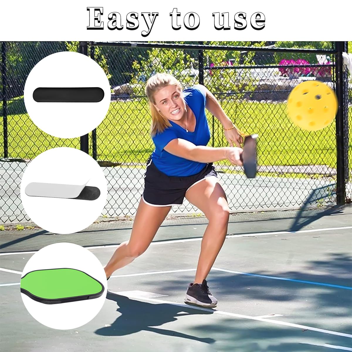 ZLY 20 PCS Pickleball Lead Tape,3g Lead Tape for Pickleball Paddles,for Paddle Edge Guard,Increase Power and Swing Speed (Black)