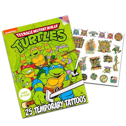Teenage Mutant Ninja Turtles Backpack and Lunch Box Set - Bundle with 16" "TMNT" Transparent School Bag, Lunch Bag, Water Bottle, Tattoos, More | "TMNT" Clear Backpack for Boys, Kids