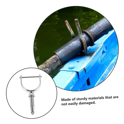 Sosoport Marine Grade Paddle Bracket Boat Oar Holder Rowing Boat Paddle Mount Oarlock Sockets Side Mount