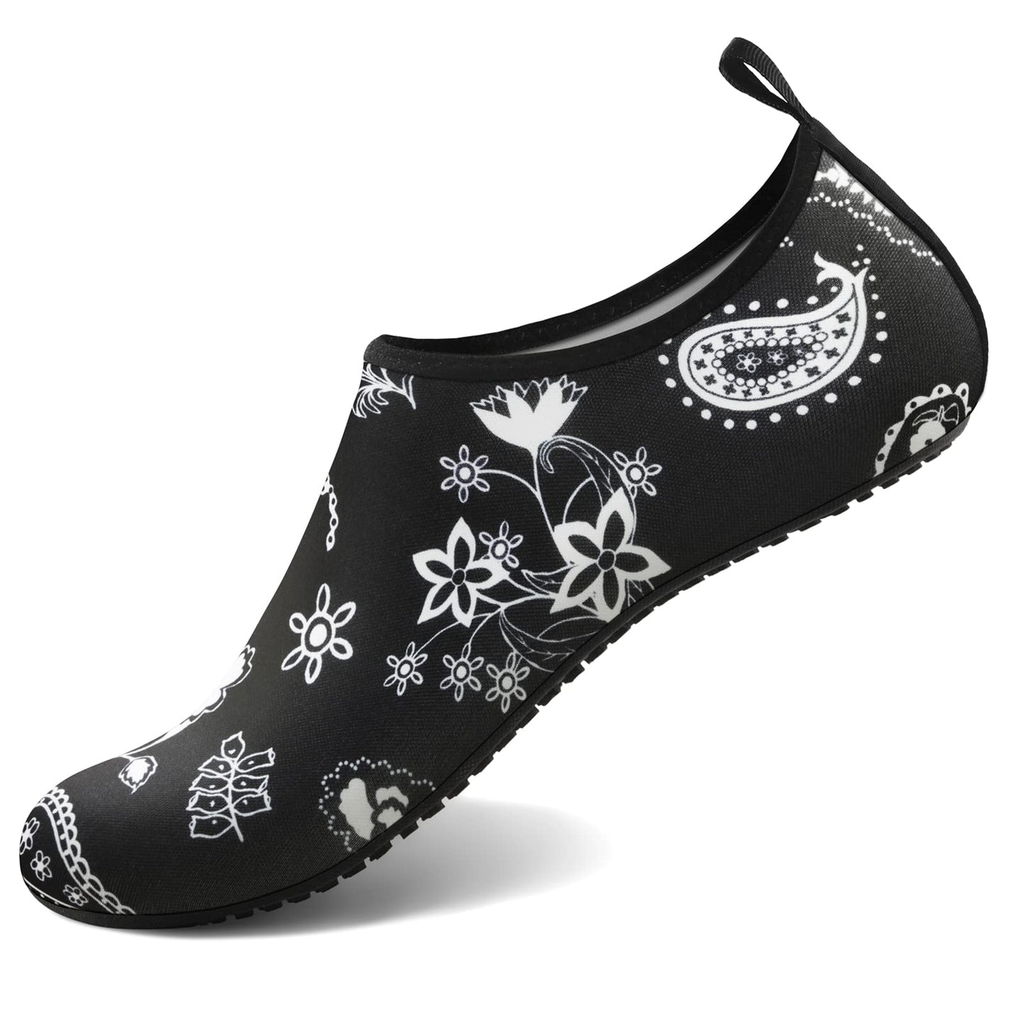 Water Shoes for Women Men Quick-Dry Aqua Socks Swim Beach Barefoot Yoga Exercise Wear Sport Accessories Pool Camping Must Haves Adult Youth Size 8.5-9.5Women/7.5-8.5Men