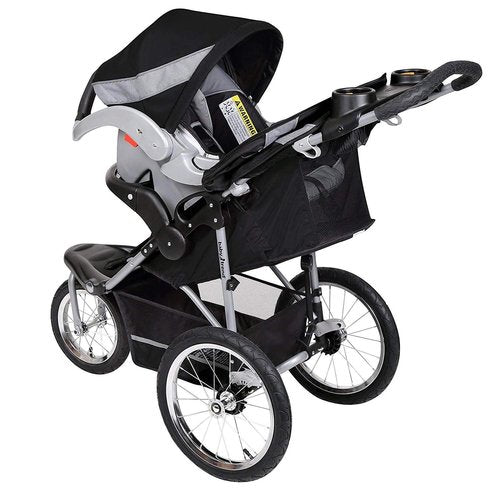 Baby Trend Expedition® Jogger Travel System with EZ Flex-Loc® Infant Car Seat, Millenium White