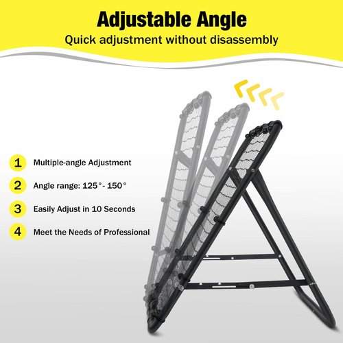 MoKo Soccer Rebounder, Quick-Switch Angle Soccer Rebounder Net, Portable & Easy Setup Rebound Net Football Training Gifts, Aids & Equipment at Backyard, Lawn, Park for Kids, Teens & Adults