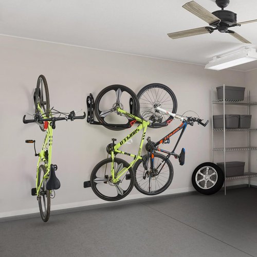 Ultrawall BIKEPAL Swivel Bike Racks, No Lift Wall Mounted Bike Storage Solution for Home & Garage, 2 Pack