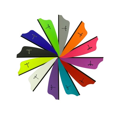 White Water Archery Q2i Fusion -II – 2.1″ Vanes 36 Pc Pack Choose Color (Yellow)
