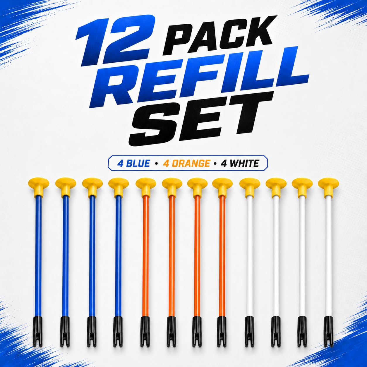 Liberty Imports 12 Pack Replacement Arrows for Kids Archery Set - 16" Long Extra Arrows, Compatible with Most Brand Archery Sets