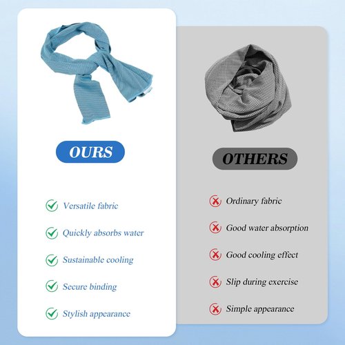 PKRFCJ Cooling Neck Wraps,4 Pack Cooling Towels For Neck And Face Cooling Towel For Hot Weather Cooling Neck Wrap Towel Cooling Rags For Neck Neck Cooling Scarf Long Lasting Cool.