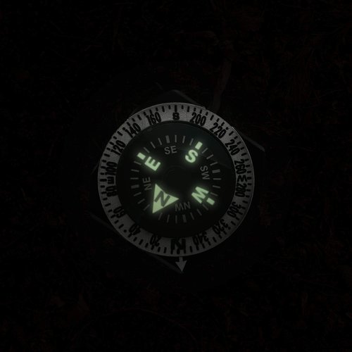 Sun Company GoCompass - Micro Orienteering Wrist Compass | Watch Band or Paracord Bracelet Compasses with Rotating Bezel