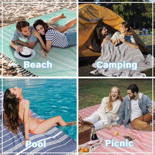 Giant Turkish Beach Towel Blanket 85x75 Cotton XXL Extra Large Oversided Bath Pool Blankets XL Huge Thick Bed Sand Free Throw Towels Picnic Outdoor Big Quilt Necessities Cloud Gifts for Adult Pink