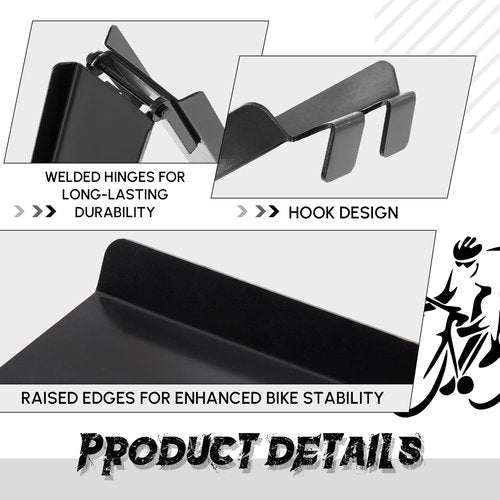 Silipull Bike Rack Loading Ramp, Folding Ramp, Bridge, Fit for Electric Bicycles, Wide Tire Bicycles, Mountain and Road and Ordinary Bikes