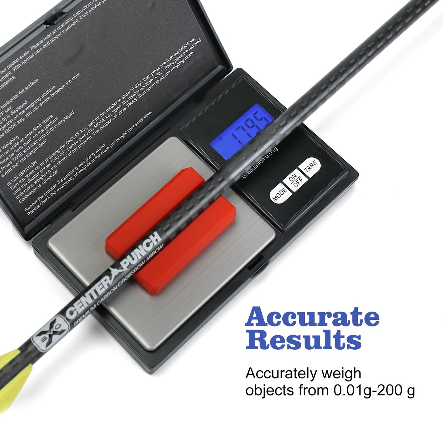 LWANO Portable Arrow Scale, Accurate Digital Grain/Weigh Archery Scale