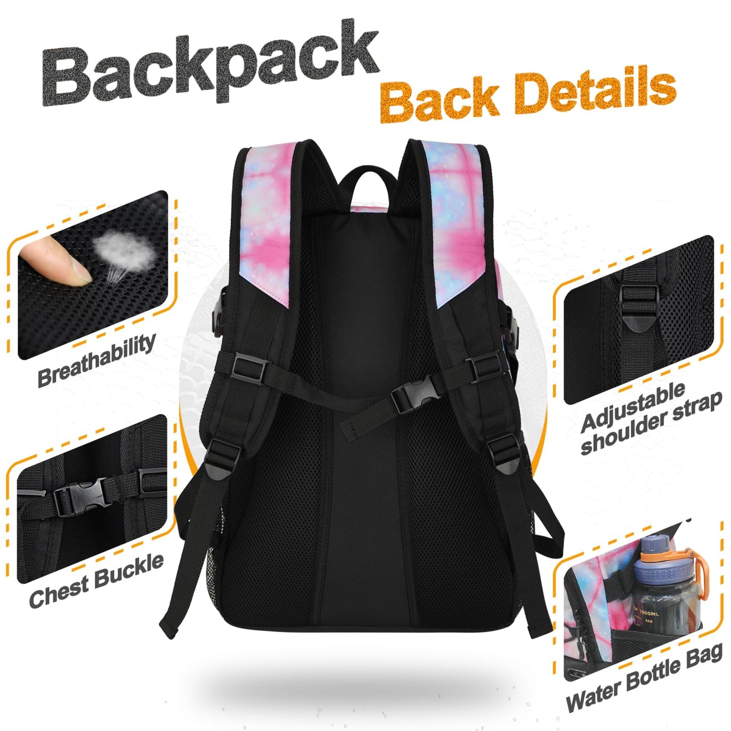 Goloni Soccer Backpack,Basketball Backpack with Ball Compartment & Shoe Compartment,Backpack for Basketball,Soccer, Football, Volleyball, Swim, Gym, Travel