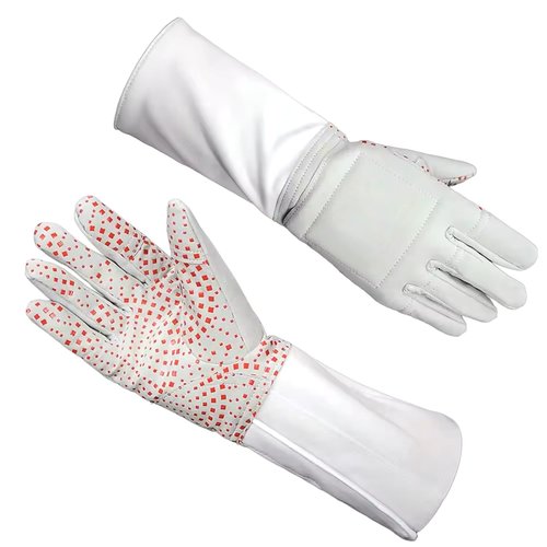 Fencing Club Fencing Glove, 3-Weapon Washable, Pro-Grip Silicone Design, Foil Epee and Saber, Competition Approved (6, Right)