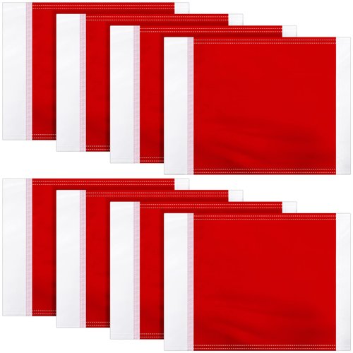 Mepase 8 Pcs Soccer Corner Flags - Referee Flags for Football Field Training and Practice