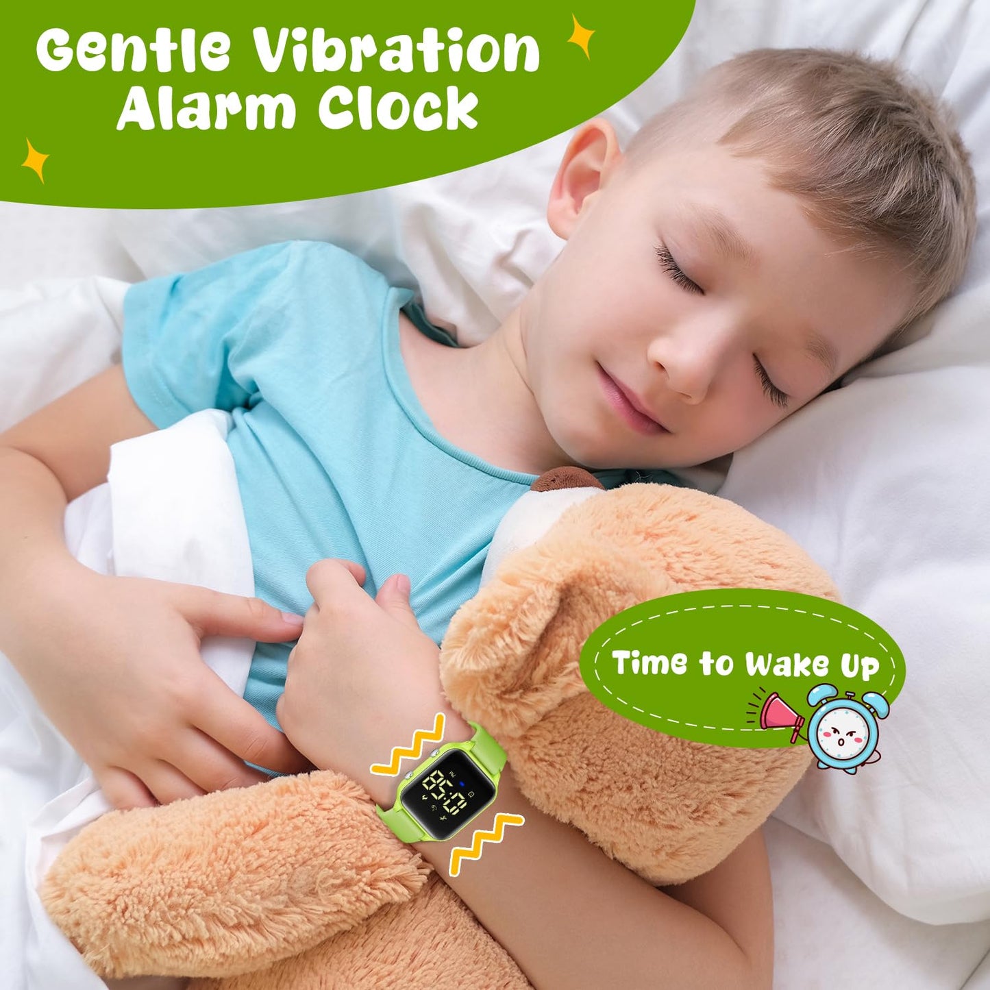 Timever Kids Digital Watches for Boys Girls, Sports Watch with Fitness Tracker, Pedometer, Alarm Clocks, Stopwatch, No App Needed Waterproof Kids Watch, Gift for Teens Student Girls Boys Ages 5-14