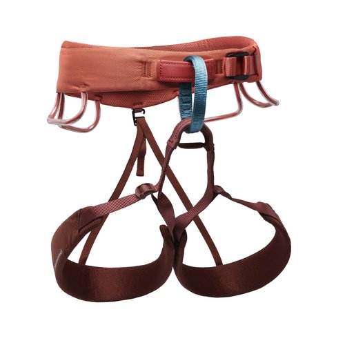 Black Diamond Womens Momentum Rock Climbing Harness, Baja Sunrise, Large