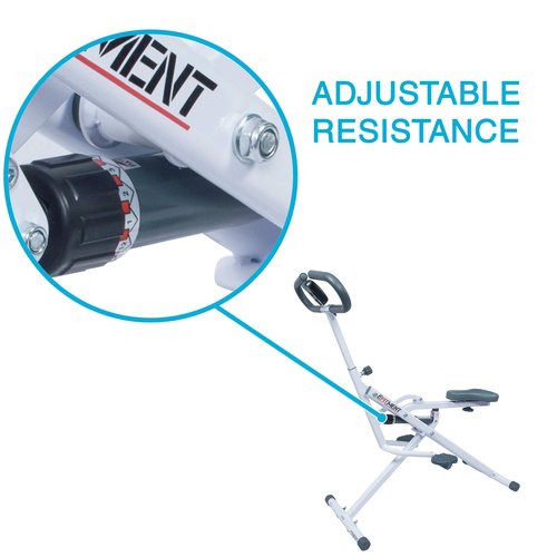 EFITMENT Rower-Ride Squat Machines for Home Exercise Trainer Total Body Abs and Glutes Butt Assist Upright Workout Rowing Machine - SA022