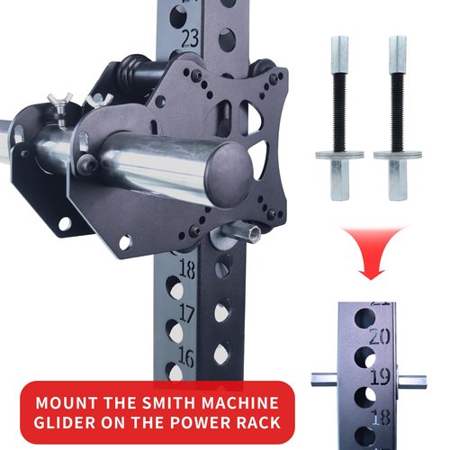 MARLANG Smith Machine Attachments for Power Rack Attachment, Cable Machine Attachment for Squat Rack Attachments, Power Rack Pulley Attachments for Cable Crossover LAT Pull Down Squat