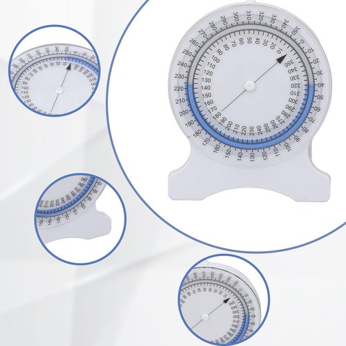 Baseline Bubble Inclinometer for Physical Therapy Accurate Measurements, Non Leak Bubble, Ideal for Students and Professionals (Blue)