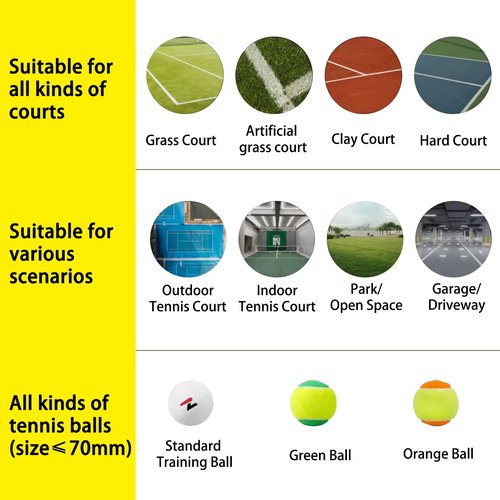 PUSUN PT Smart | Tennis Ball Machine for Training 80 MPH | Portable Automatic Tennis Practice Machine with Remote Control/APP| 100 Balls Capacity Self-Oscillation Spin Control for Beginners Adults