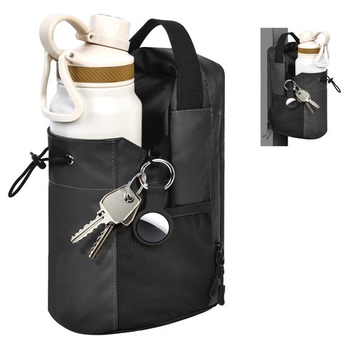 Magnetic Gym Bag for Men and Women, Large Sports Backpack with Water Bottle Holder & Phone Pocket, Fitness Travel Carry-On for Workout, Sports, Office - Black