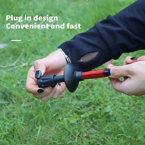 cunueae 10pcs Walking Pad Antiskid Hiking Poles Caps Replacement Reinforced Rubber Tip Suitable for Various Terrains