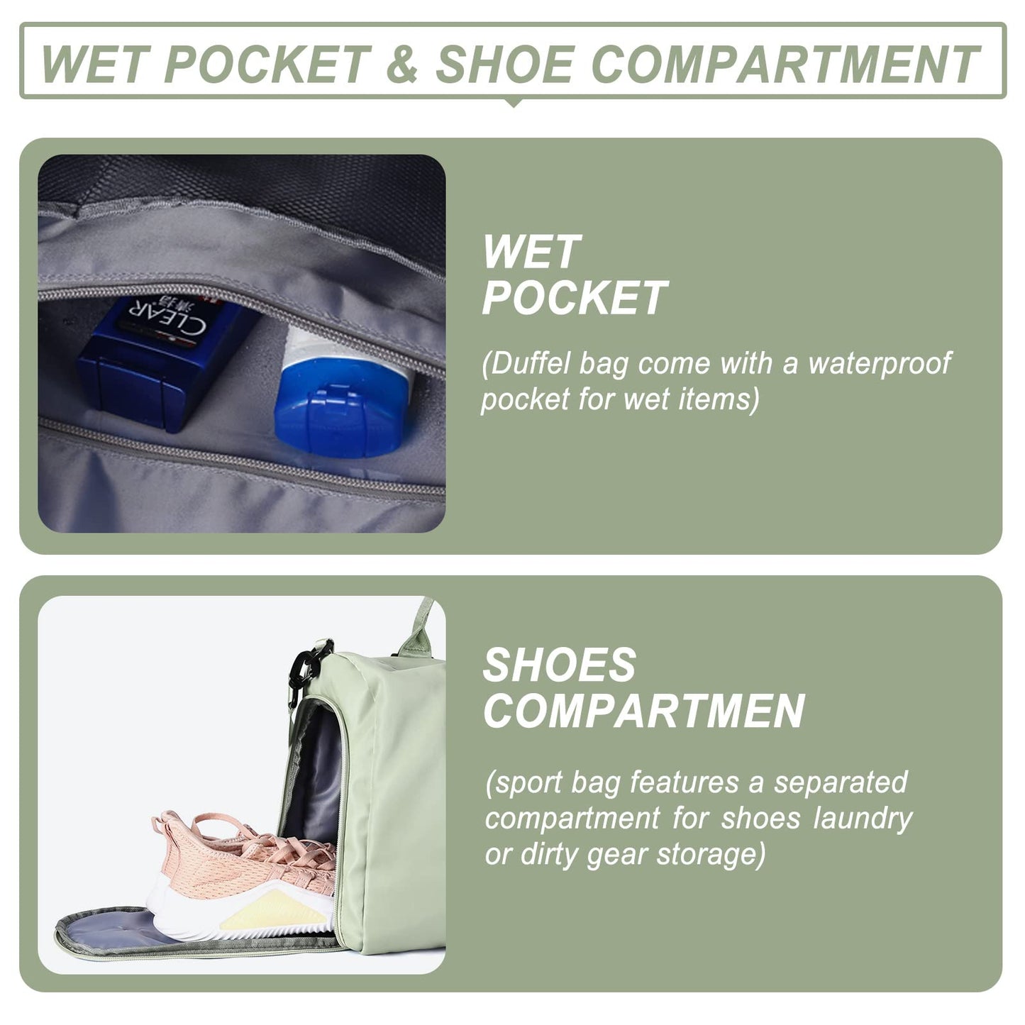 Weekender Duffel Bags for Women Men, Travel Totes Bag for Airplane, Cute Sports Gym Dance Overnight Luggage Bag with Wet Pocket Shoe Compartment, Carry On Hospital Bag for Labor and Delivery
