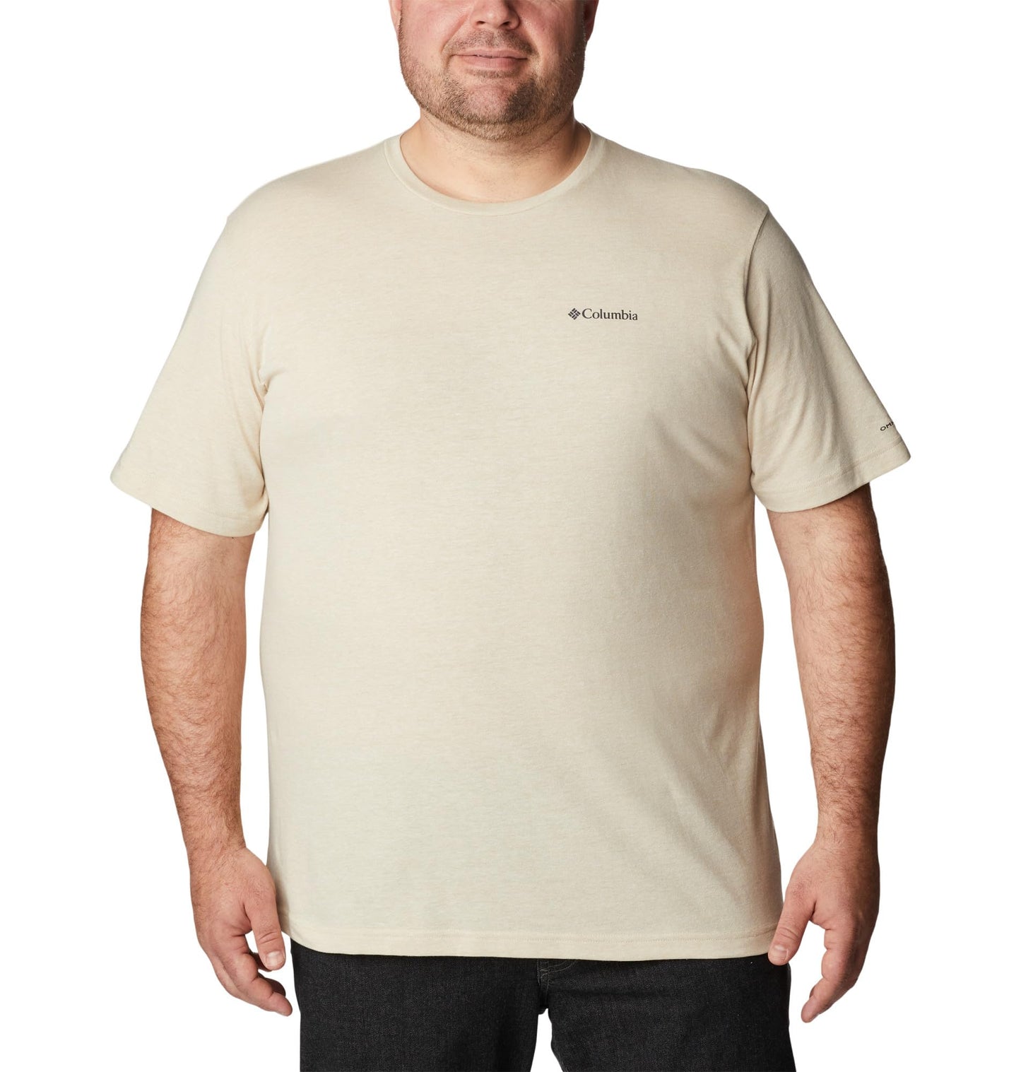Columbia Men's Thistletown Hills Short Sleeve T-Shirt, Ancient Fossil Heather, Large