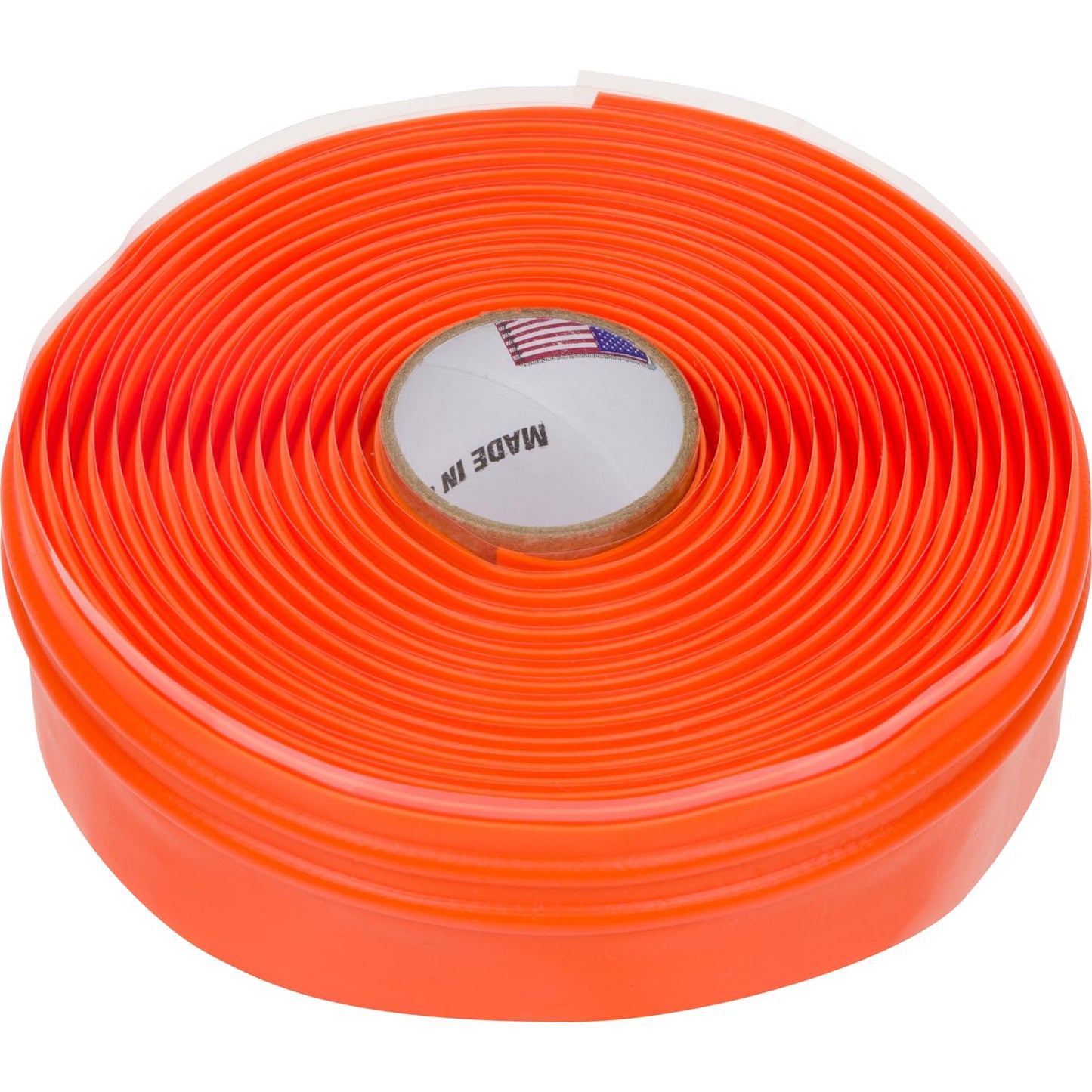 Tommy Tape Silicone Rubber Grip Wrap for Tool Handles, Fitness and Sporting Equipment - Orange 1.7mm x 120in