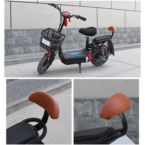 WEISUYUUS Durability Children Bike Seats Backrest Electric Bicycles Comfortable Backrest for Comfortable Cycling Experiences