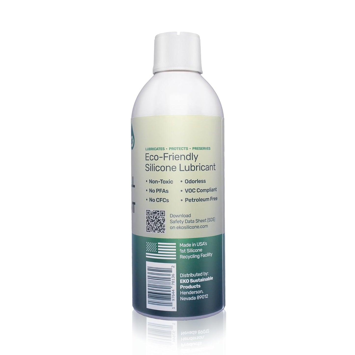100% Silicone Treadmill Belt Lubricant - Treadmill Oil Spray - All Types of Treadmills - Eco-Friendly Lube - Non-Toxic - Odorless - 8 oz