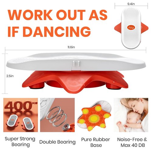 Ab Twister Board for Exercise Waist Twisting Disc with handle,Core Twister Exercise Board in Workout Home Gym Noiseless Balance Board Home Gym Exercise Equipment