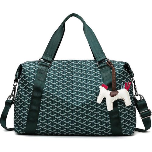 Duffle Bag Waterproof Tote Bags Everything Bag Carryon Gymbag Yoga Bag Hospital Holdalls with Wet Pocket for Travel Swimming Sports and Gym Activities (GREEN)