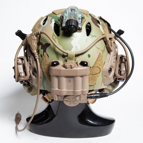 FMATAL GEAR FMA PVS 31 NVG Battery Pack Case with Function for Tactical Helmet NVG | Paintball Shooting Hunting(BK)