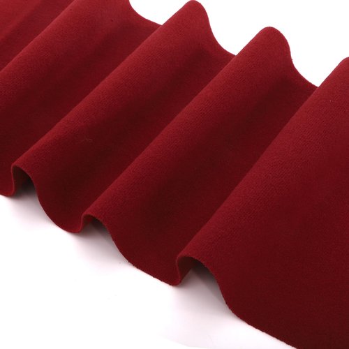 TOPZEA Billiard Cloth 8FT, Pre-Cut Pool Table Felt Replacement Kit with 6 Rail Cloth Strips for 8 Foot Tables, Billiards & Snooker Table Accessories, Indoor Sport Game, Red