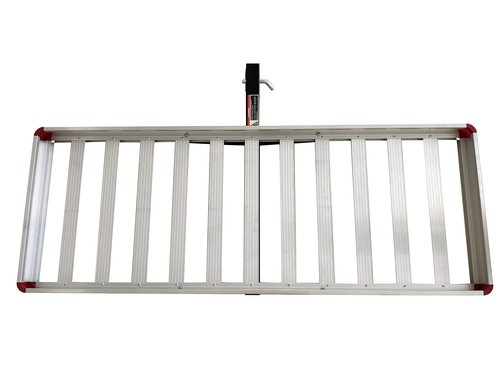 MaxxHaul 60" x 22" Aluminum Cargo Carrier Rack Basket for Luggage for SUV Truck Car Van - 500 lbs. Capacity, Silver
