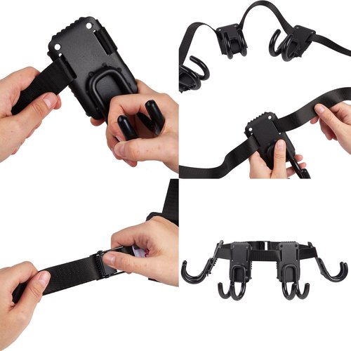 WILDARES Treestand Strap Hangers with Metal Hooks for Tree Stand Platform Saddle Hunting Gears